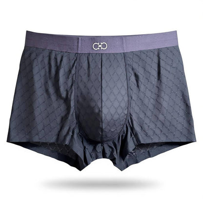 Ferragamo Men’s Textured Boxer Set – 3 Pieces | Premium Soft Stretch & Elegant Italian Design 🩳🇮🇹