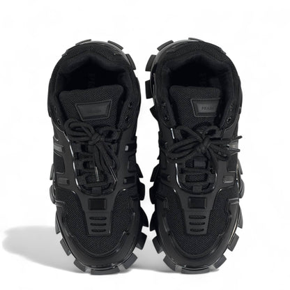 Prada Cloudbust Thunder Sneakers – Triple Black Luxe ⚡🖤