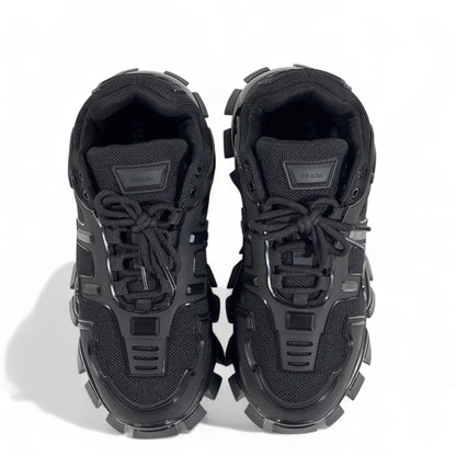 Prada Cloudbust Thunder Sneakers – Triple Black Luxe ⚡🖤