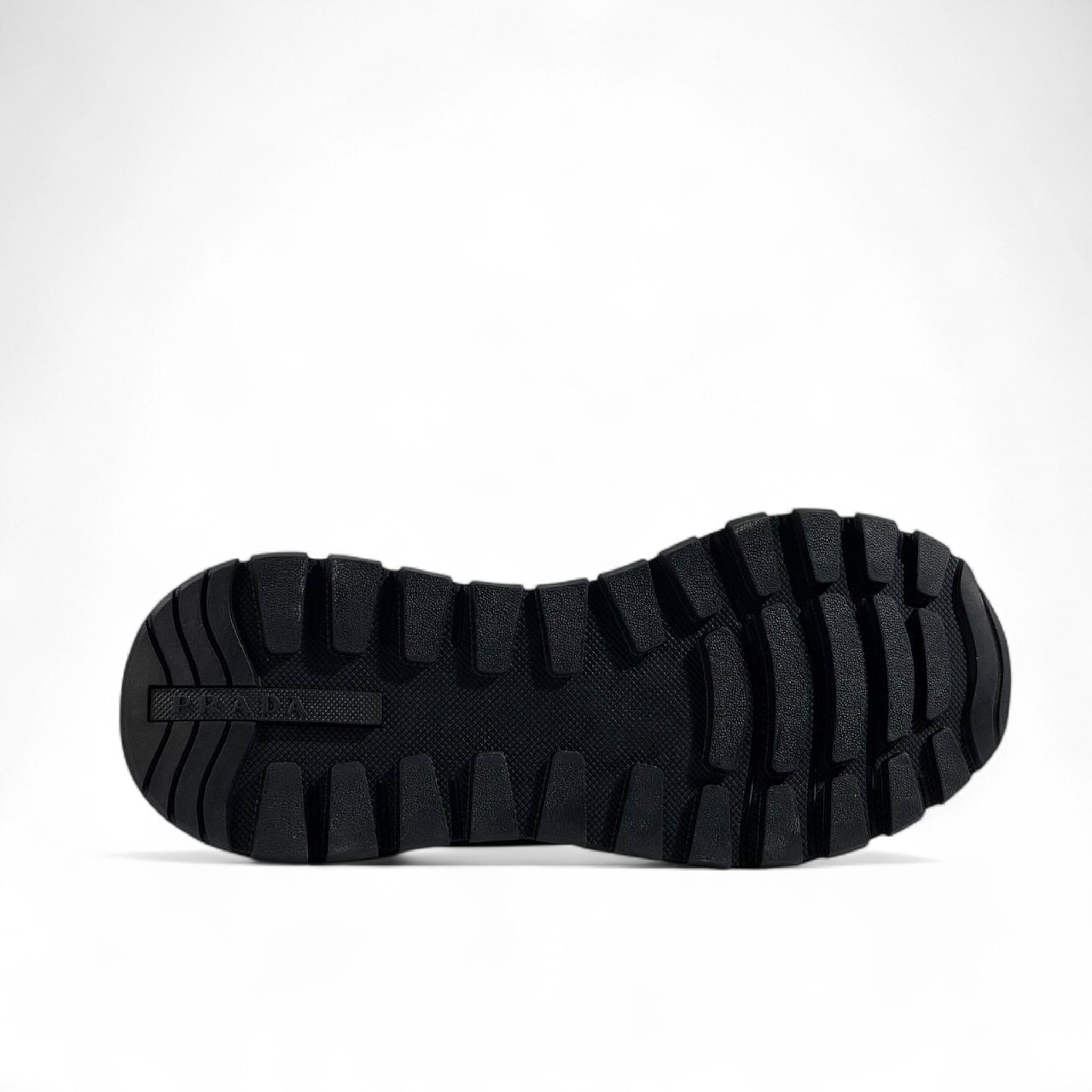 Prada Classic Nylon & Leather Sneakers – Triple Black Elegance 🖤👟