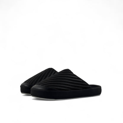 Prada Quilted Nylon Slides – Black Minimal Luxe 🖤✨