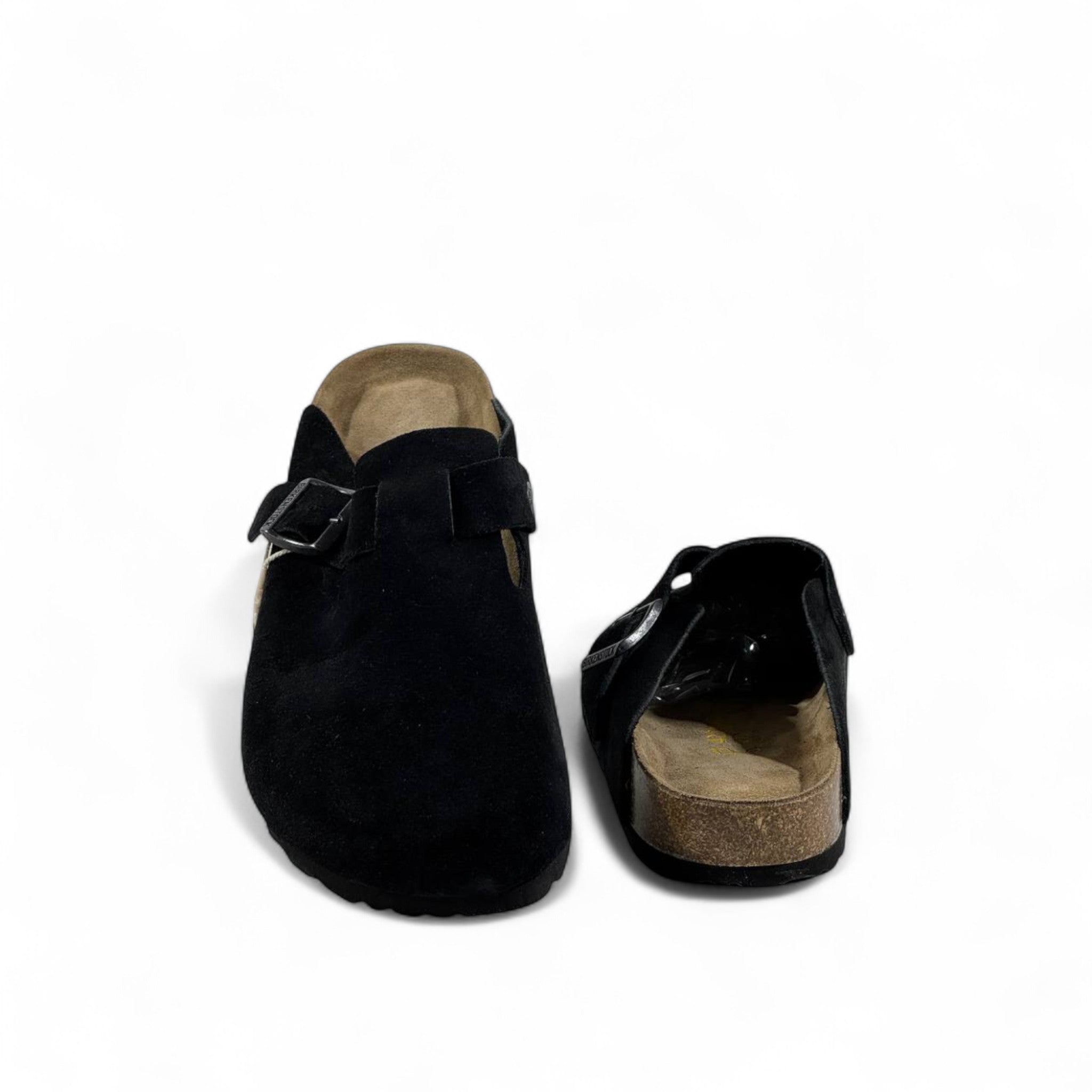 Birkenstock Boston Suede Clogs – Black Comfort Classic 🖤✨