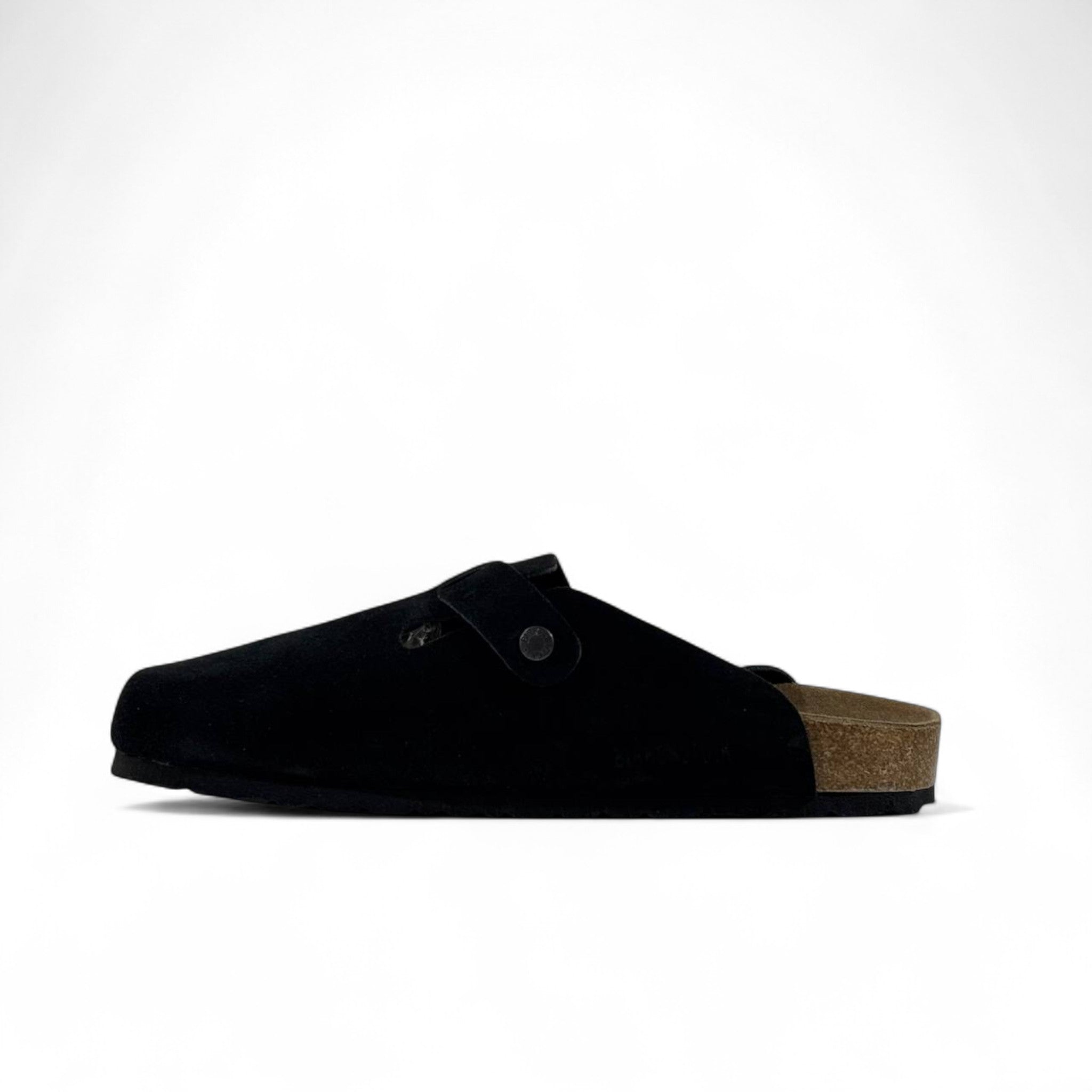 Birkenstock Boston Suede Clogs – Black Comfort Classic 🖤✨