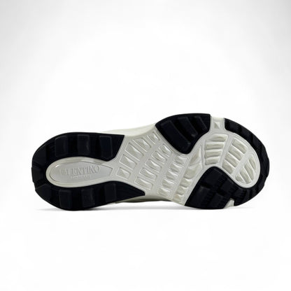 Valentino Garavani Bounce Sneakers – White & Multicolor Luxe ⚡🤍