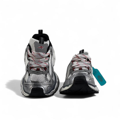 Balenciaga 3XL Sneakers – Metallic Silver Giant Luxe ⚡👟