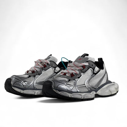 Balenciaga 3XL Sneakers – Metallic Silver Giant Luxe ⚡👟