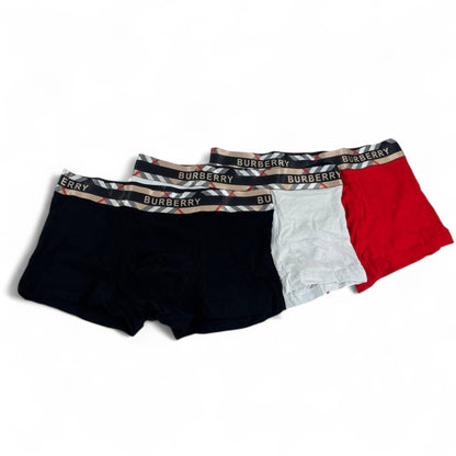 Burberry Men’s Boxer Briefs – 3-Pack Luxury Essentials 👑🩲