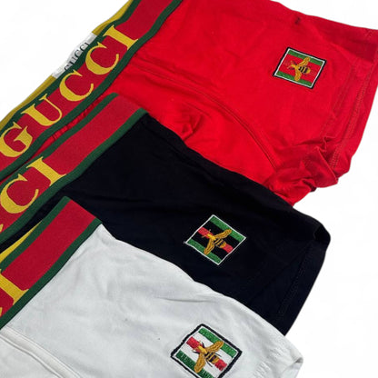 Gucci Men’s Boxer Briefs – 3-Pack Signature Luxury 🩲💎