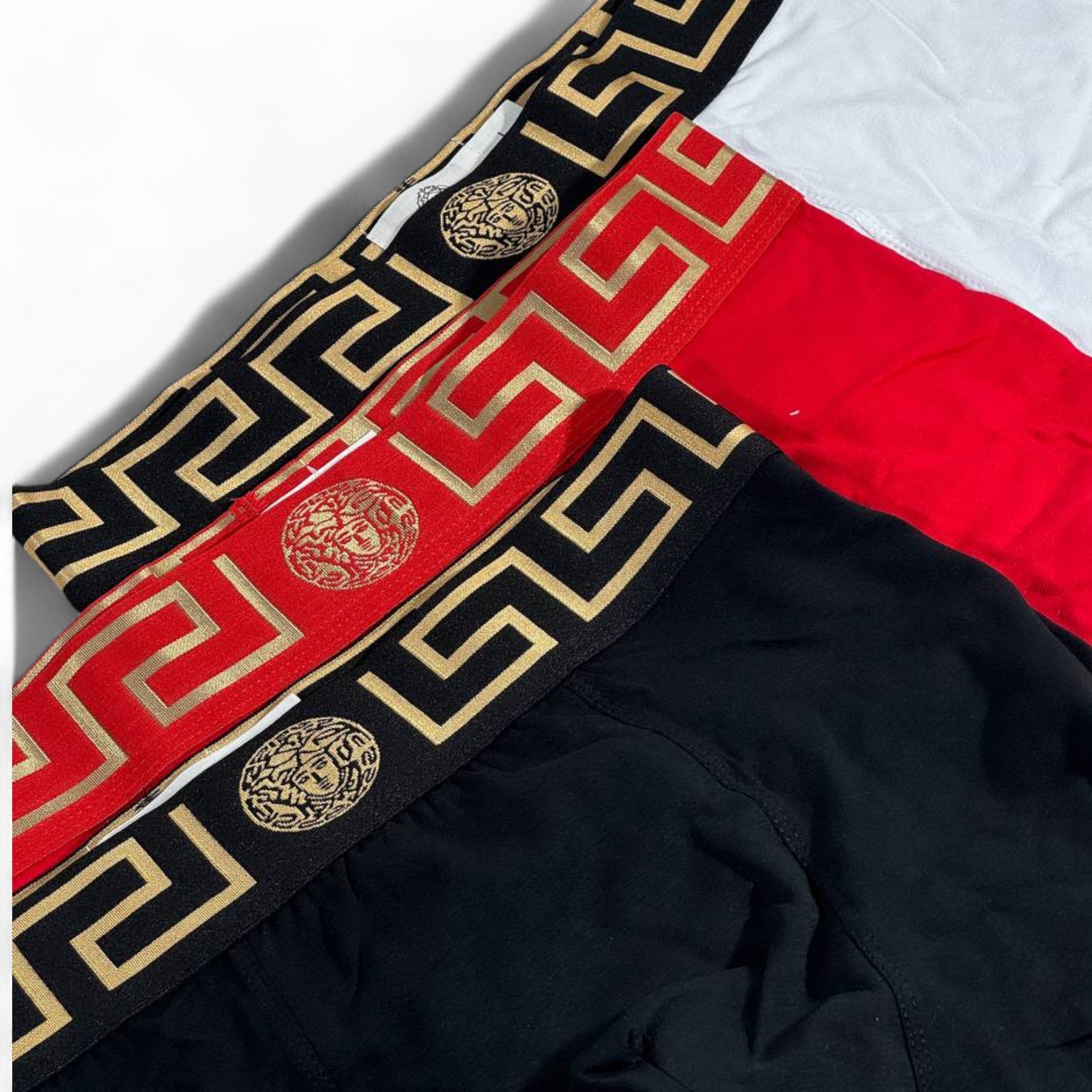 Versace Men’s Boxer Briefs – 3-Pack Medusa Luxury 🖤❤️🤍