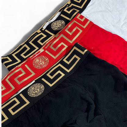Versace Men’s Boxer Briefs – 3-Pack Medusa Luxury 🖤❤️🤍