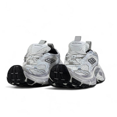 Balenciaga 10XL Sneakers – White & Silver Mega Oversized Luxe ⚡🤍