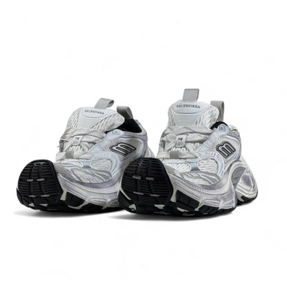 Balenciaga 10XL Sneakers – White & Silver Mega Oversized Luxe ⚡🤍