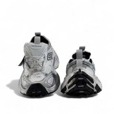 Balenciaga 10XL Sneakers – White & Silver Mega Oversized Luxe ⚡🤍