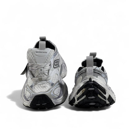 Balenciaga 10XL Sneakers – White & Silver Mega Oversized Luxe ⚡🤍