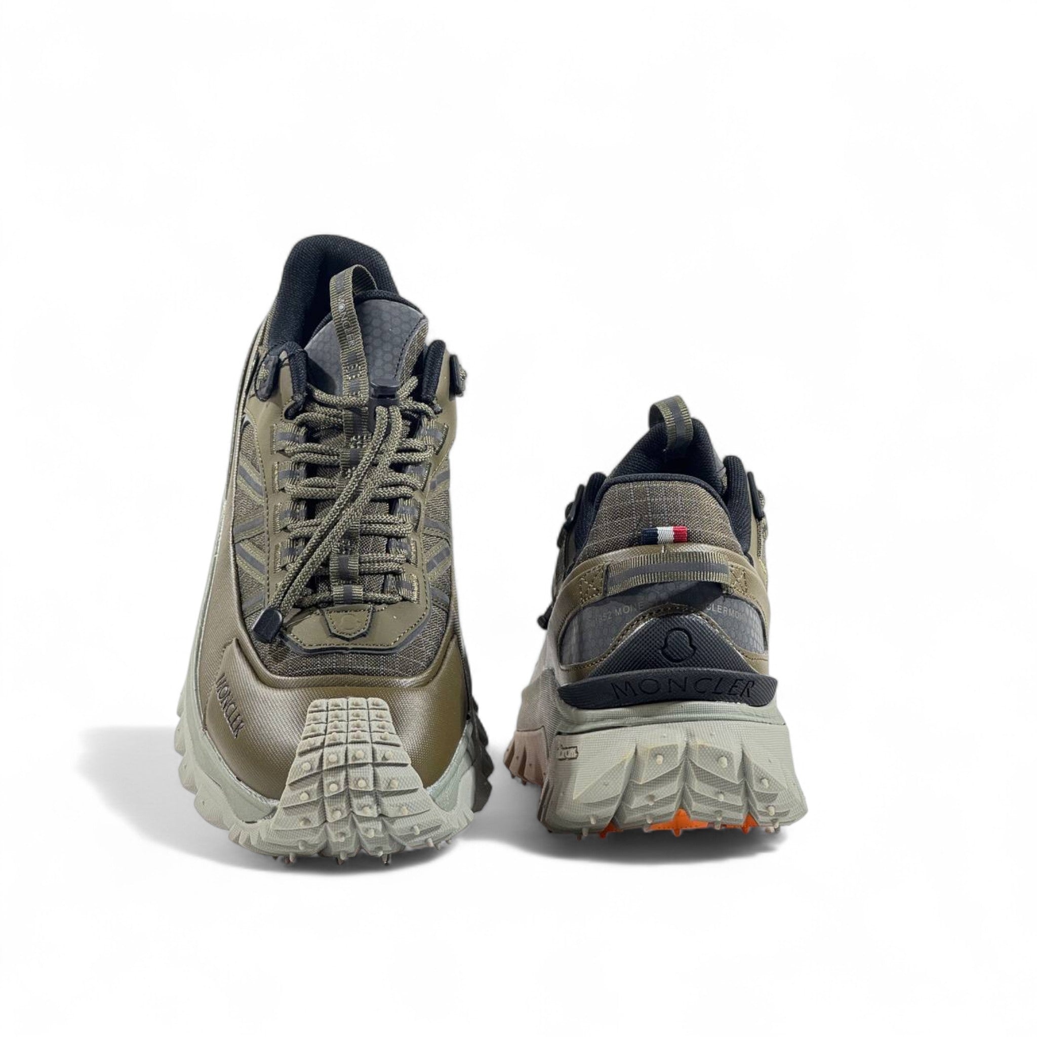 Moncler Trailgrip Sneakers – Olive Green Outdoor Luxe 🌲⚡