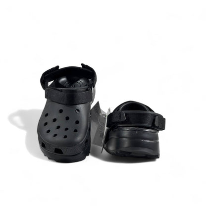 Crocs Classic Platform Clog – Black Elevated Comfort ⚡🖤