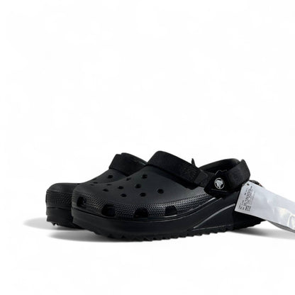 Crocs Classic Platform Clog – Black Elevated Comfort ⚡🖤