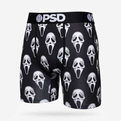 👻🩲 PSD Ghost Face Compression Boxer Briefs | Performance Athletic Underwear 💪