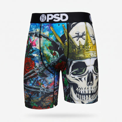 💀 PSD Crown Skull Compression Boxer Briefs | Premium Performance Underwear 🔥