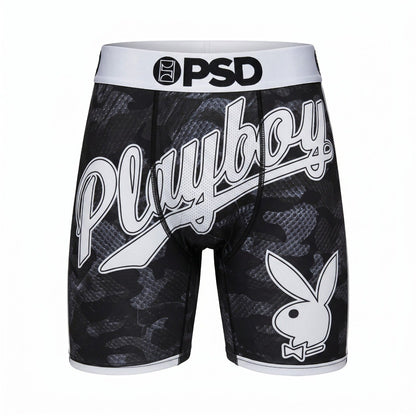 🐰🖤 PSD Playboy Camo Compression Boxer Briefs | Premium Performance Underwear
