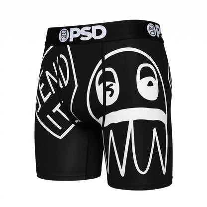 🖤 PSD Black Friend Graphic Boxer Briefs – Bold Men’s Underwear 🤍