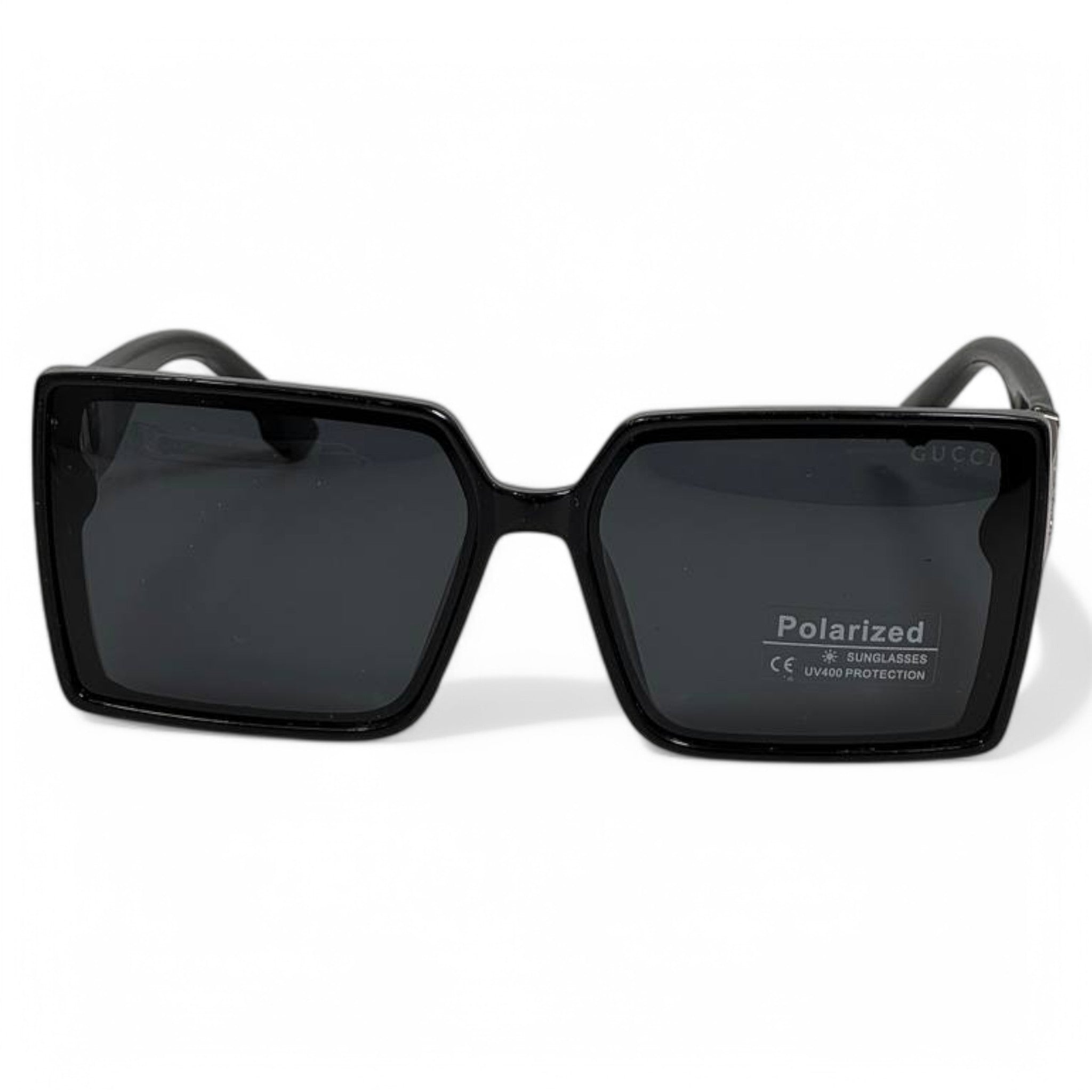 Gucci Square Polarized Sunglasses – Iconic Luxury with Signature Detailing