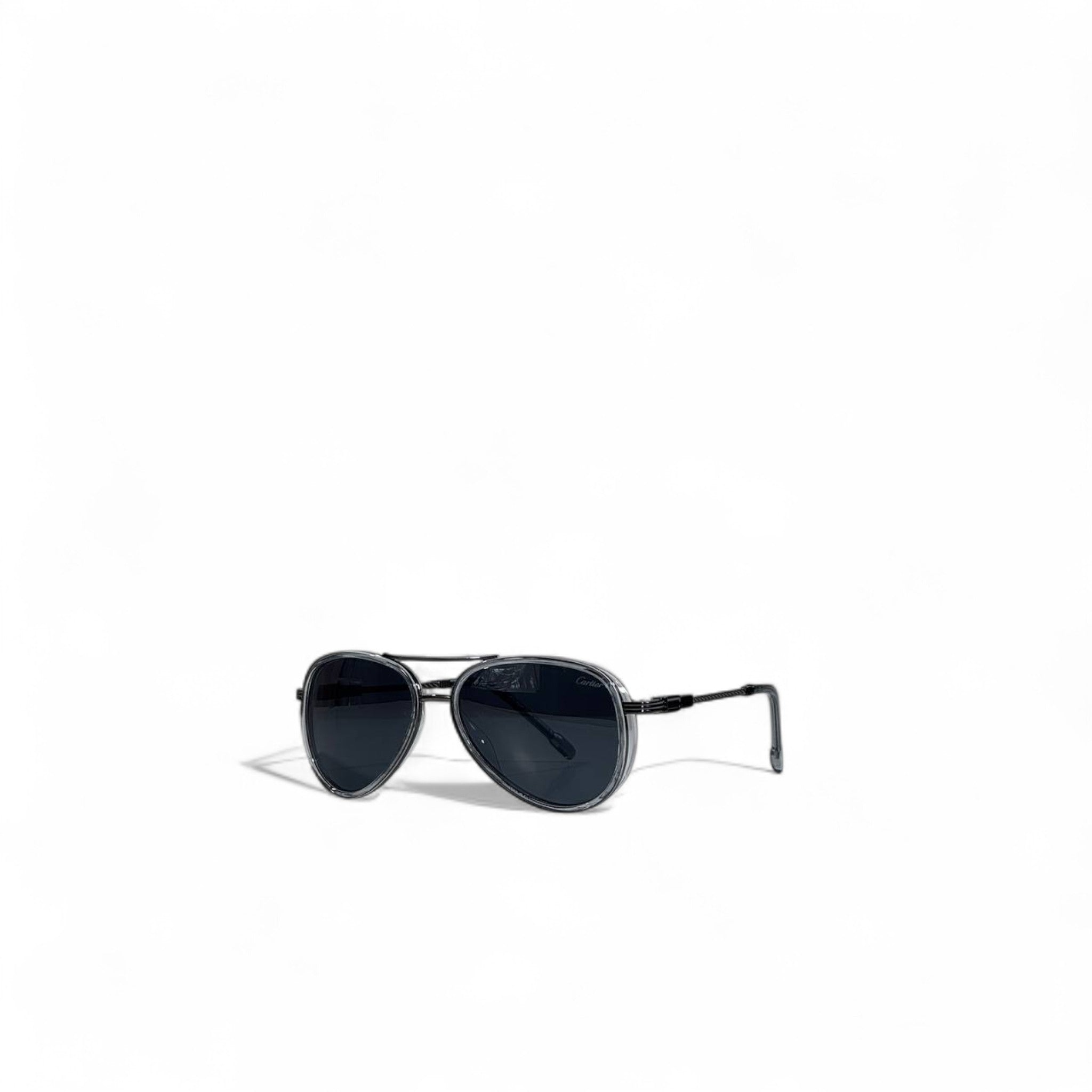 💎 Cartier Aviator Sunglasses – Classic Silver & Black 🕶️✨