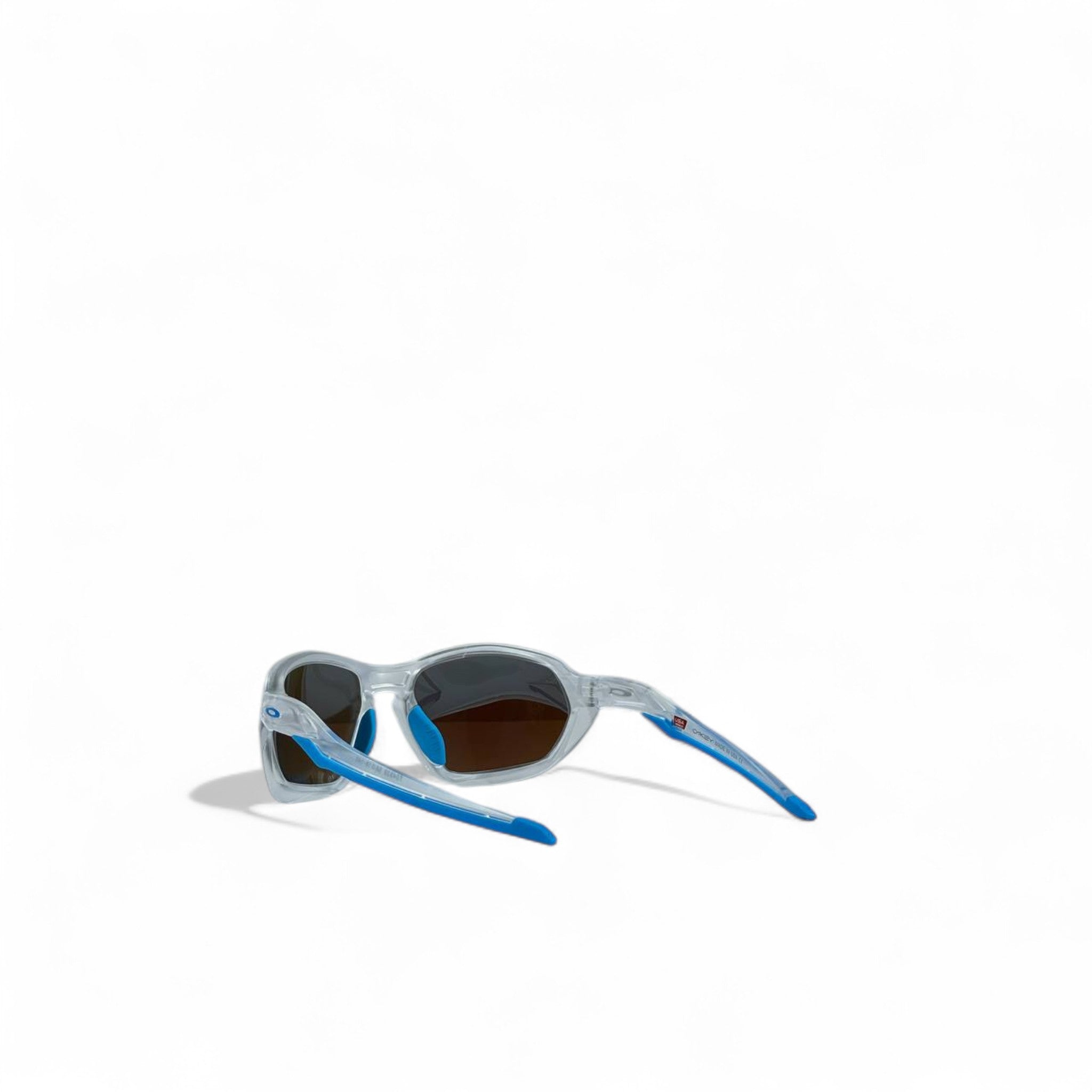 🔵 Oakley Prizm Sunglasses – Clear Frame & Blue Mirror 🕶️⚡