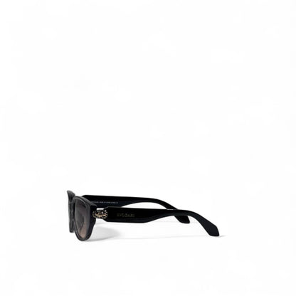 🖤 Bvlgari Oval Sunglasses – Black Gradient Jewel Edition 🕶️💎
