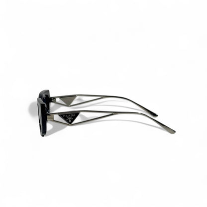 🖤 Prada Black & Metal Sunglasses – Futuristic Icon 🕶️✨