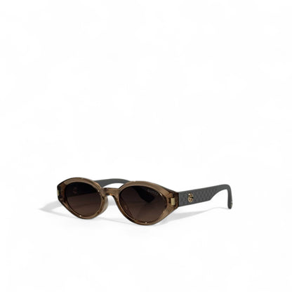 🤎 Gucci Oval Brown Sunglasses – Retro Elegance with a Modern Twist ✨