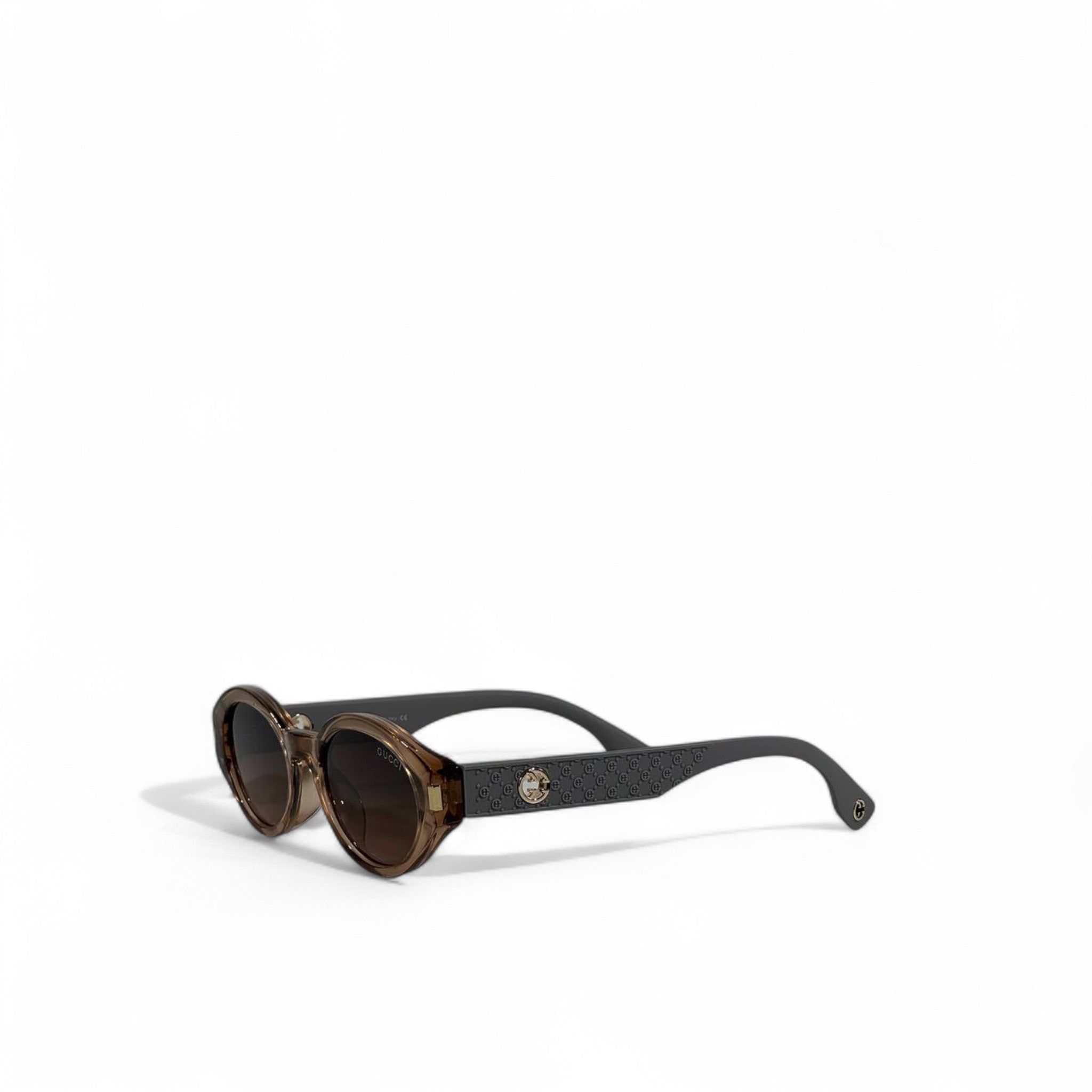 🤎 Gucci Oval Brown Sunglasses – Retro Elegance with a Modern Twist ✨