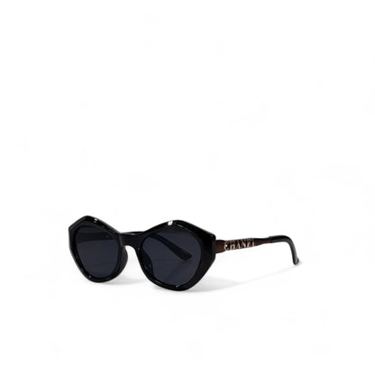 🖤 Chanel Geometric Black Sunglasses – Luxury Statement