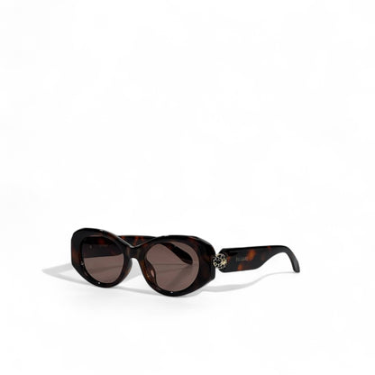 🐆 Bvlgari Oval Tortoiseshell Sunglasses – Serpenti Luxury
