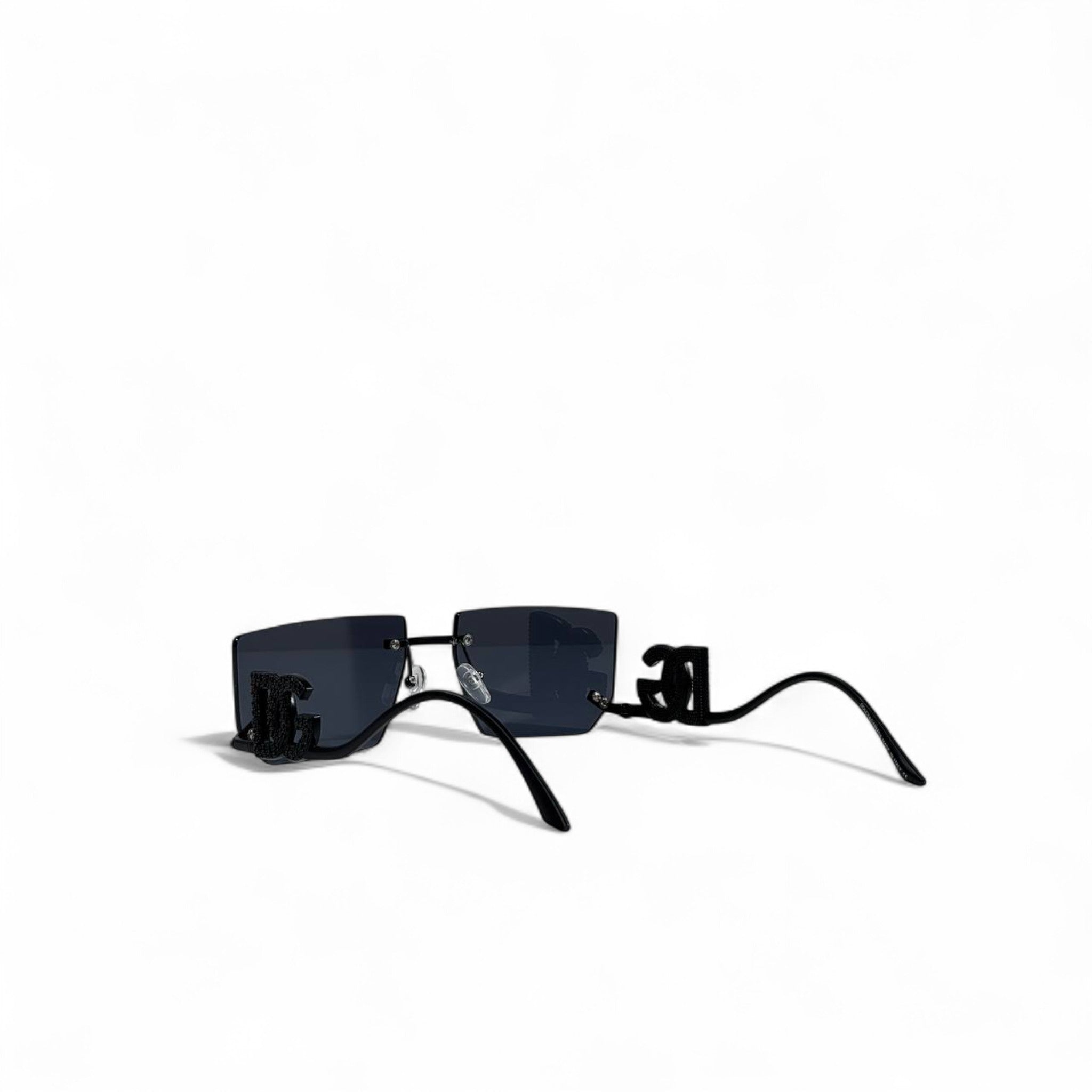 🕶️ Dolce & Gabbana Rimless Square Sunglasses – Iconic DG Statement