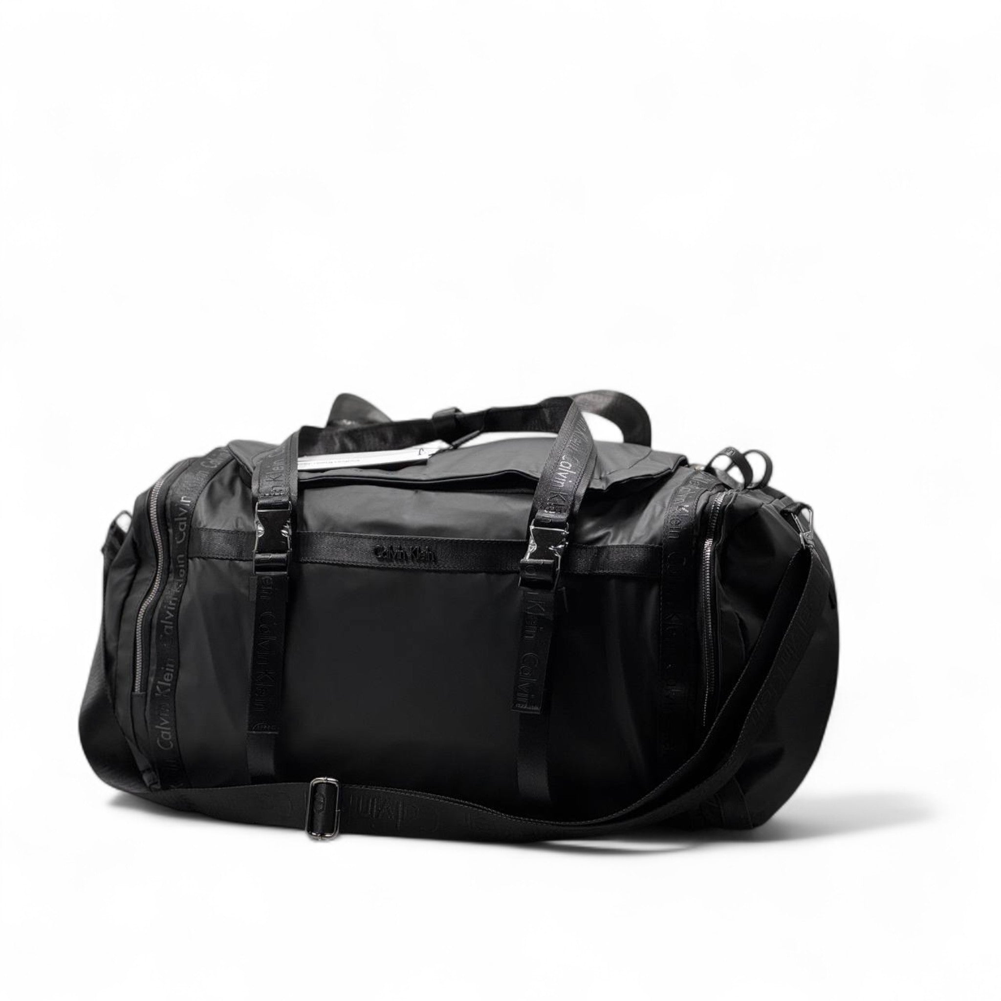 Calvin Klein Black Duffel Bag 🧳 – Urban Minimalist Gym & Travel Essential