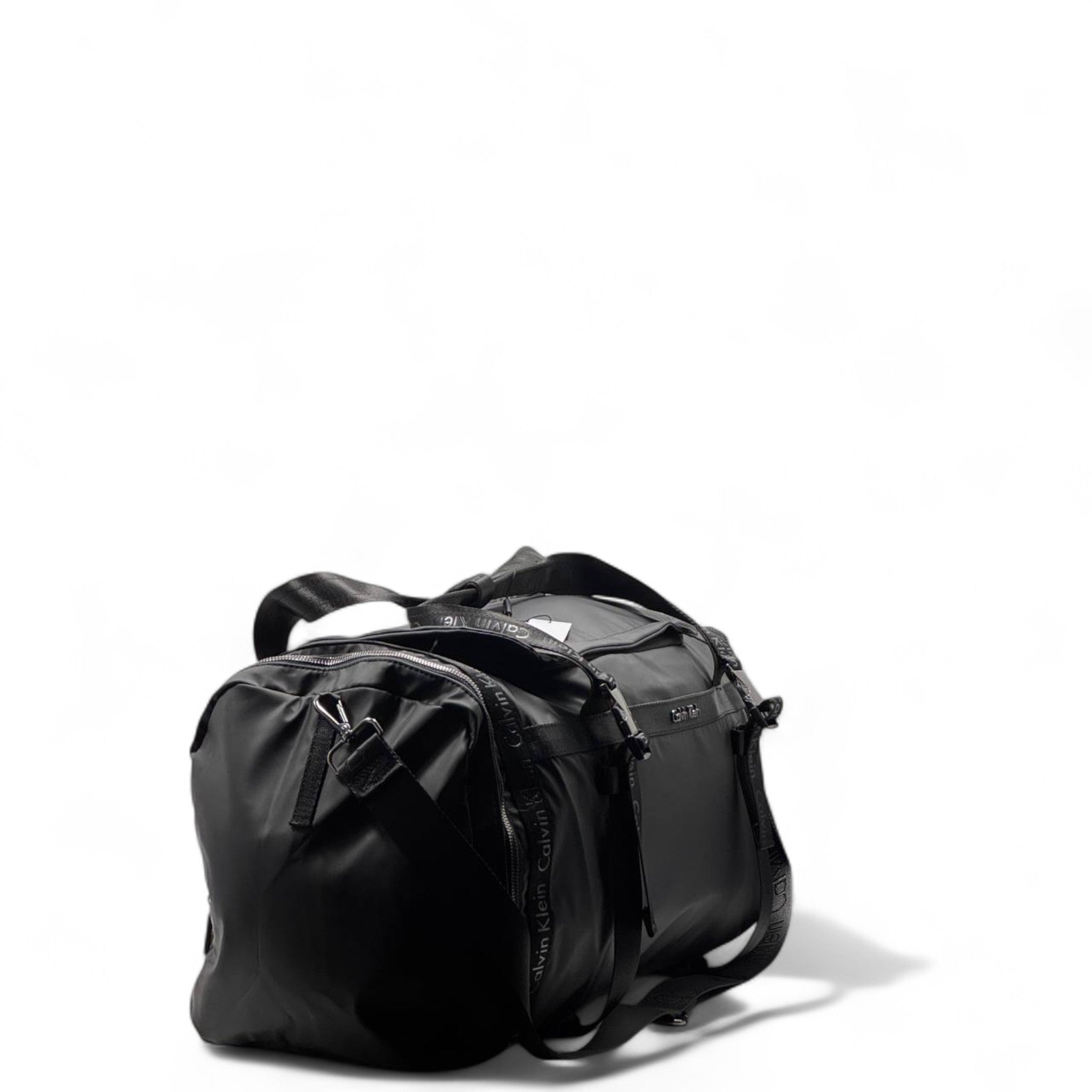 Calvin Klein Black Duffel Bag 🧳 – Urban Minimalist Gym & Travel Essential