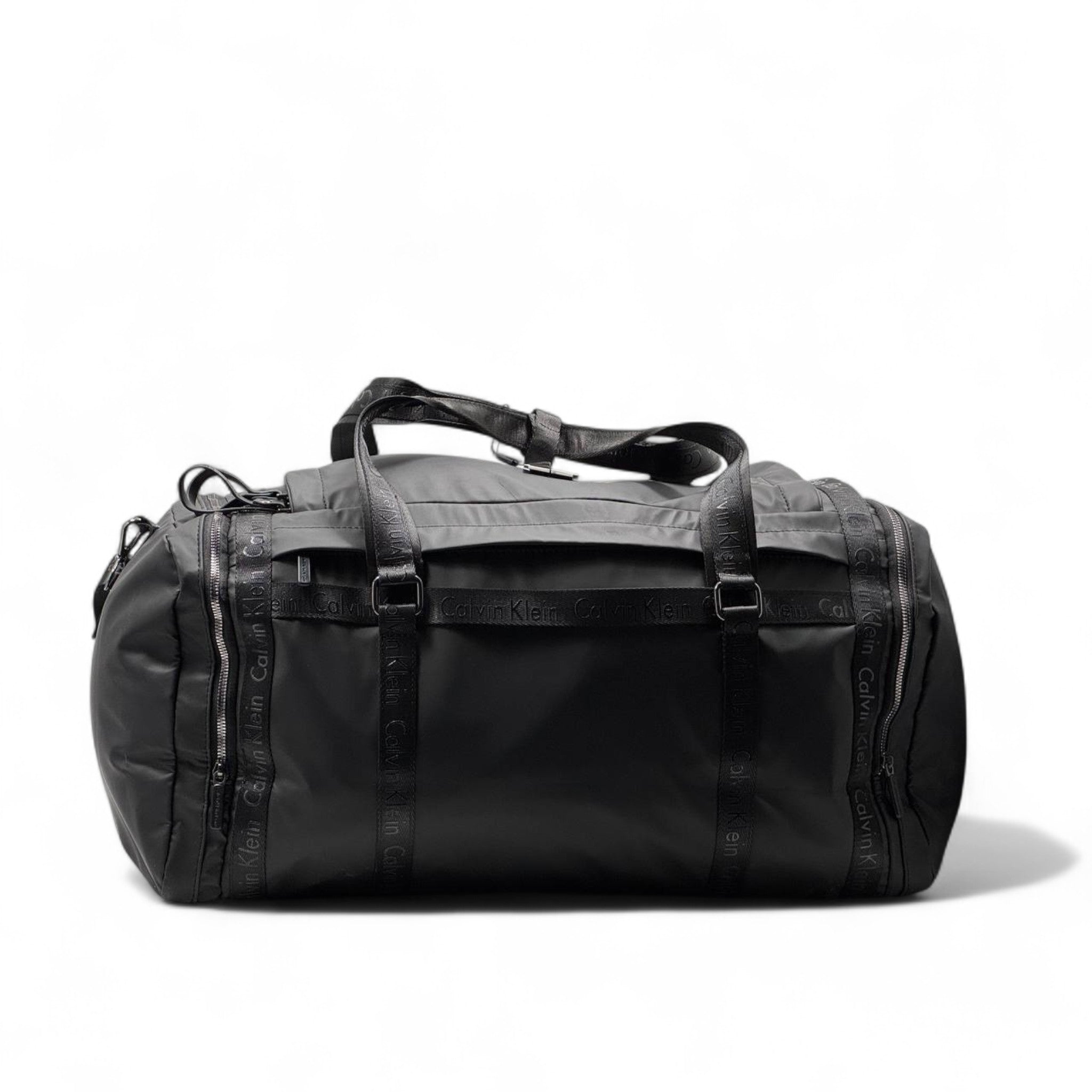 Calvin Klein Black Duffel Bag 🧳 – Urban Minimalist Gym & Travel Essential