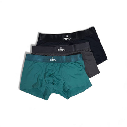 🩲 Fendi Men’s Luxury Boxer Briefs – Premium Comfort 3-Pack
