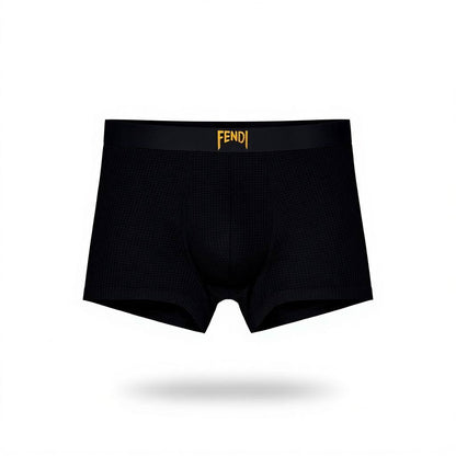 🩲 Fendi Men’s Textured Boxer Briefs – Luxury Comfort 3-Pack