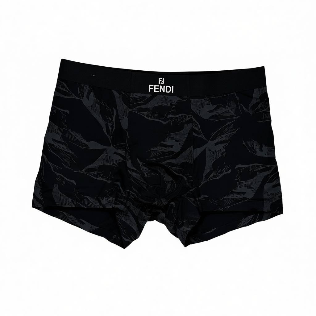 🩲 Fendi Men’s Printed Boxer Briefs – Luxury Style 3-Pack