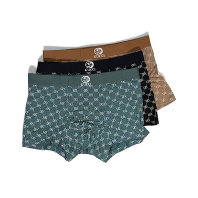 🩲 Gucci Men’s GG Monogram Boxer Briefs – Luxury Essentials 3-Pack