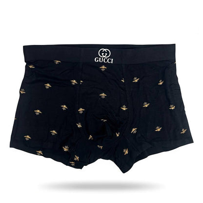 🩲 Gucci Men’s Bee Print Boxer Briefs – Luxury Comfort 3-Pack