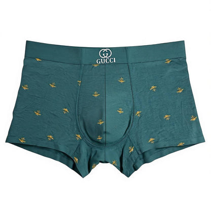 🩲 Gucci Men’s Bee Print Boxer Briefs – Luxury Comfort 3-Pack