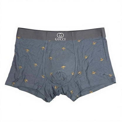 🩲 Gucci Men’s Bee Print Boxer Briefs – Luxury Comfort 3-Pack