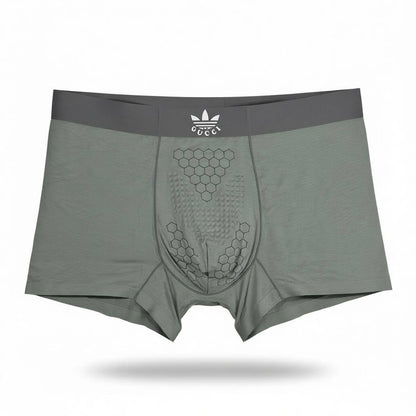 Gucci Men’s Monogram Waistband Boxer Set – 3 Pieces | Premium Soft Stretch 🩳💛-L