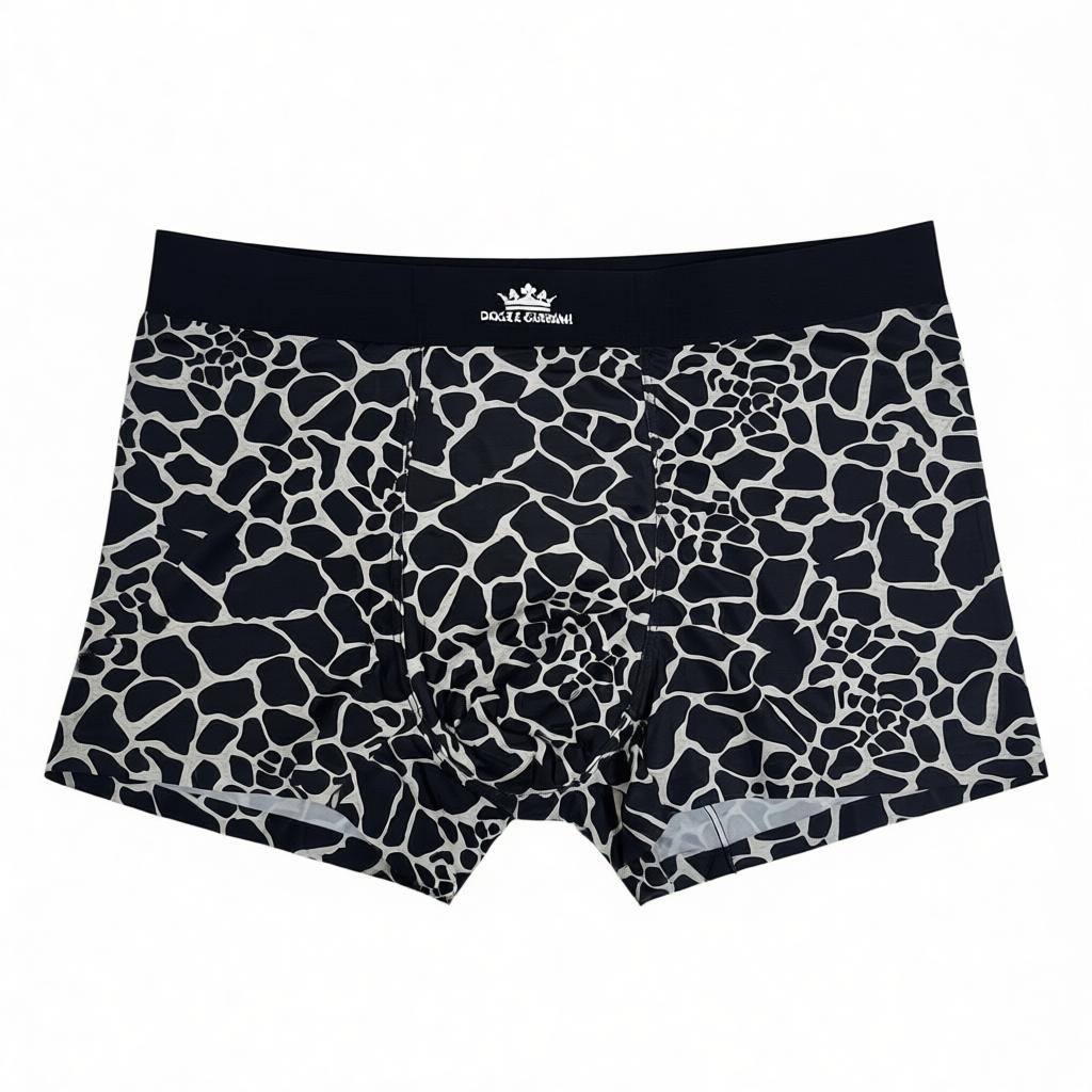 🩲 Dolce & Gabbana Animal Print Boxer Set – Italian Bold Edition