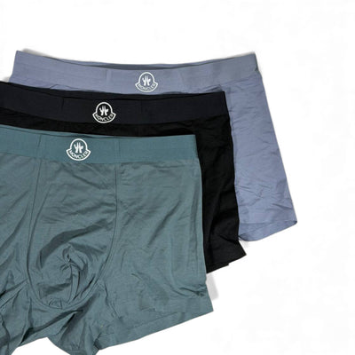 Moncler Luxury Men’s Boxer Set – Premium Comfort & Minimal Style 🖤