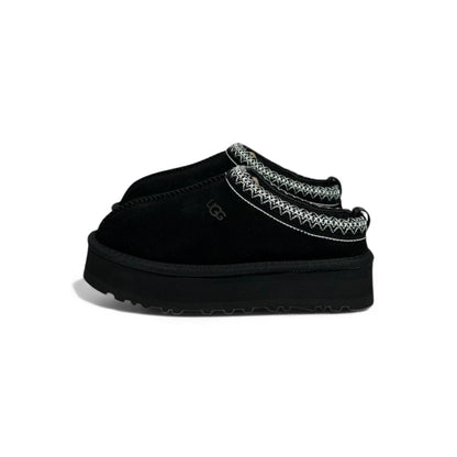 UGG Platform Suede Slippers – All-Black Cozy Edition 🖤❄️