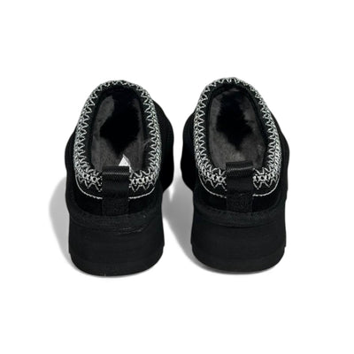 UGG Platform Suede Slippers – All-Black Cozy Edition 🖤❄️